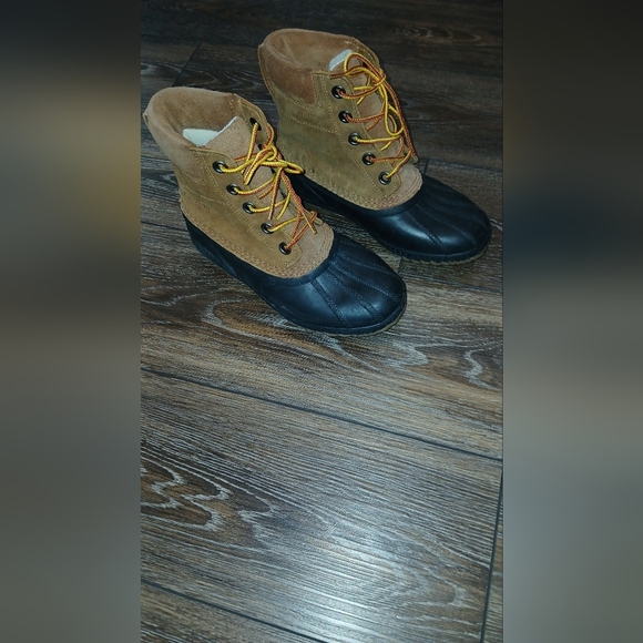 Sorel Cheyenne men's 5 women's 6.5 tan boots waterproof insulated rubber soles - Picture 2 of 7